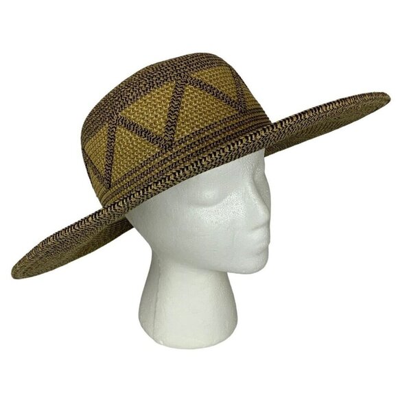 Coldwater Creek Womens Packable Sun Hat One Size Paper Straw Vacation - Picture 2 of 10